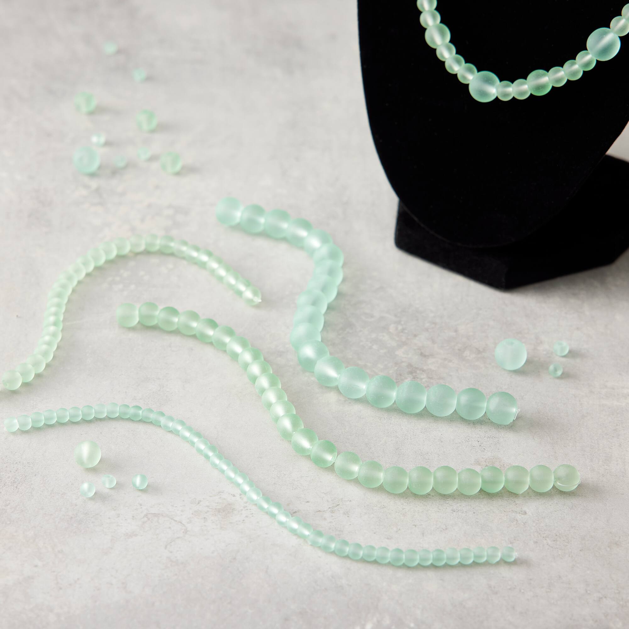 Matte Glass Round Beads by Bead Landing